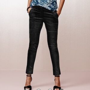 White House Black Market Velvet Slim Ankle Pant - 8